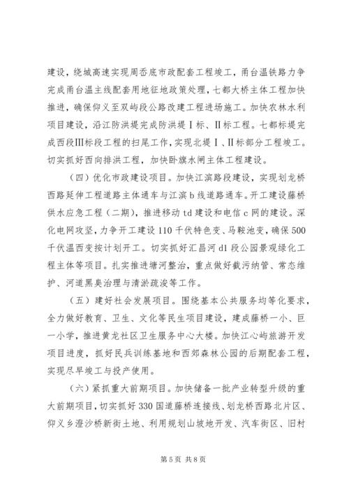 区委书记在重点建设动员会讲话.docx