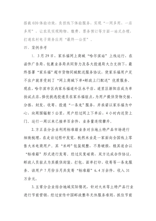 电子商务示范县工作专项方案.docx