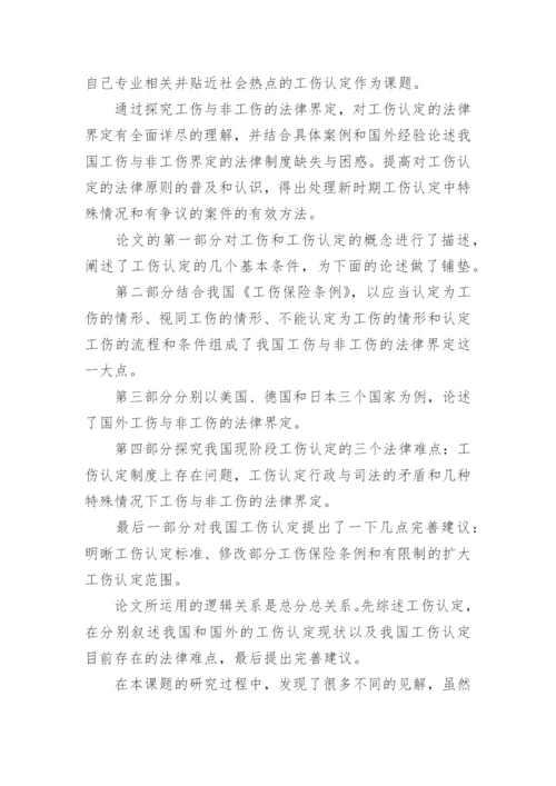 法学论文答辩流程.docx