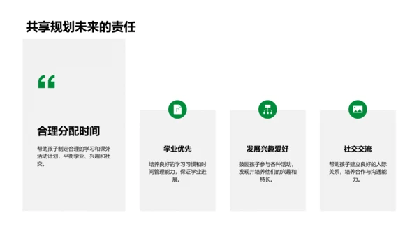 高中成长与未来打算PPT模板