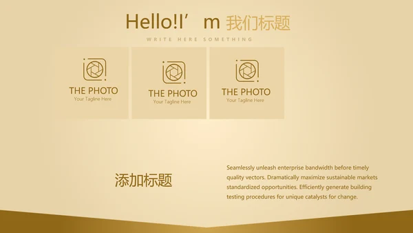 金色质感银行大堂经理工作总结述职报告PPT封含PS