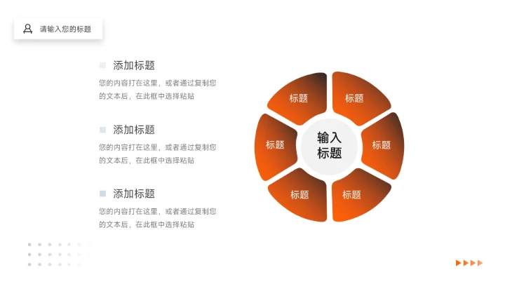 橙色渐变实用文化培训PPT模板