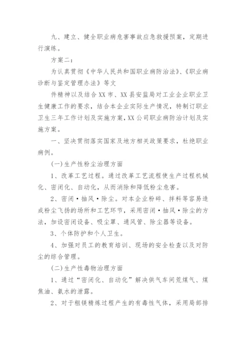 企业职业病防治方案_4.docx