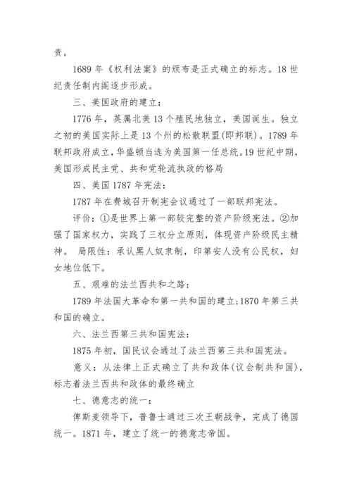 高中历史知识点大全.docx