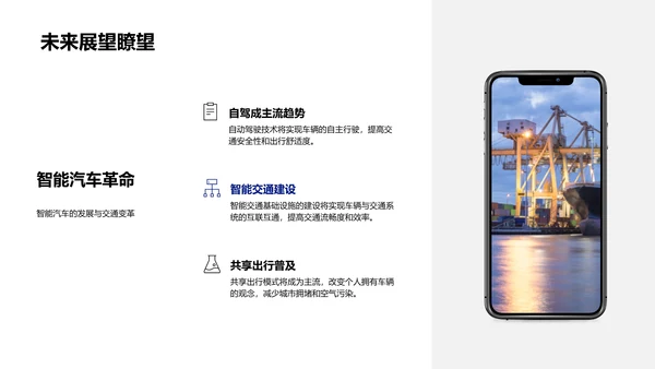 智能汽车商业路演PPT模板