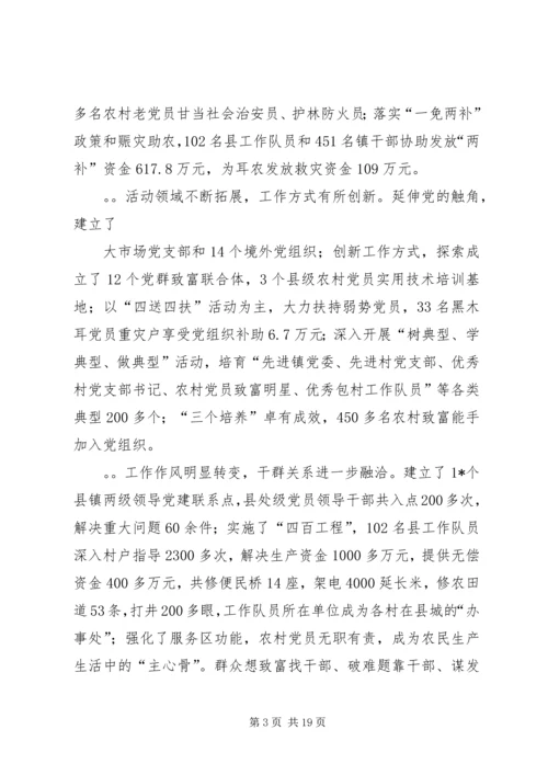 县农村基层组织建设大会上的讲话.docx