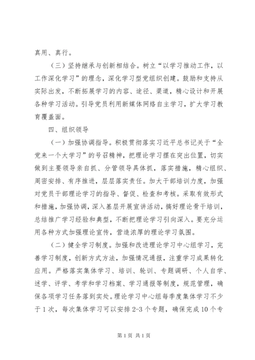 安全生产监督管理局党组中心组XX年度理论学习计划.docx