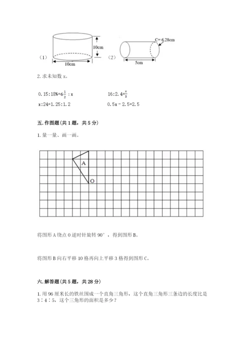 北师大版数学六年级下册期末测试卷精品【典型题】.docx