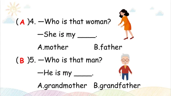 Unit 2  My family Part B Let's talk&Let's play 课件 
