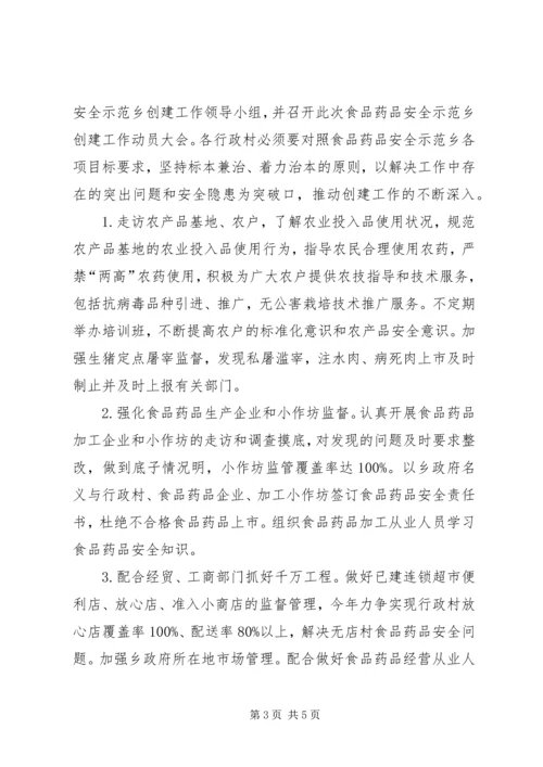 县创建省级食品药品安全示XX县区讲话 (3).docx