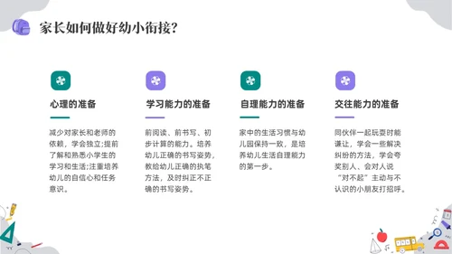 彩色水彩手绘幼儿园大班开学家长会PPT开学家长会新生家长会家长会
