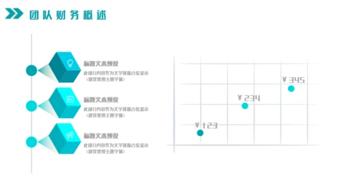 微粒体蓝色系工作总结通用PPT模板