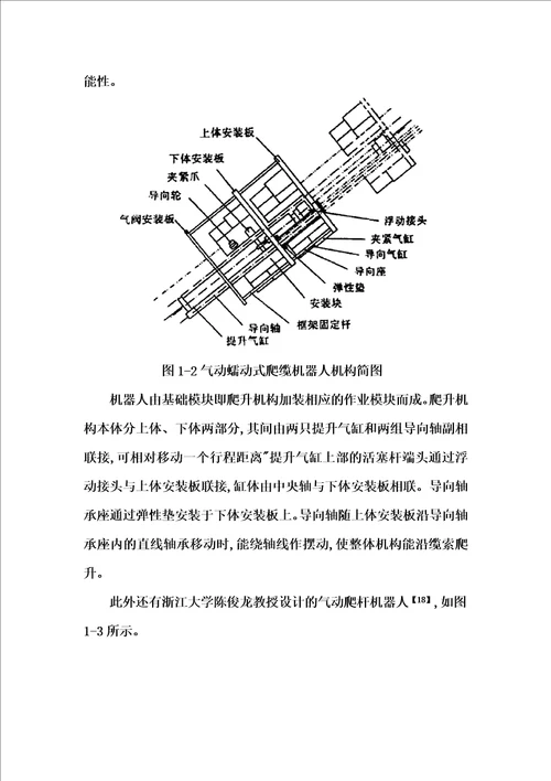 爬杆机器人论文综述