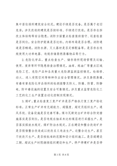全市复工复产安全生产大检查方案.docx