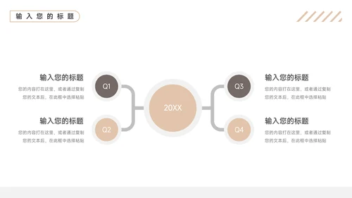 黄色文艺极简创意项目策划PPT模板