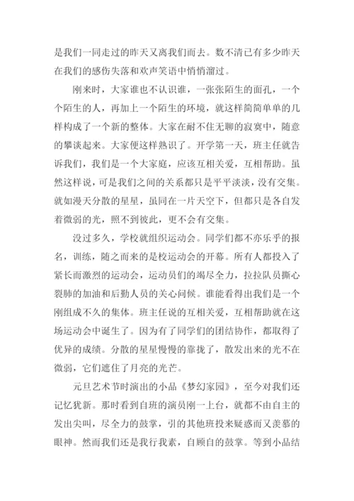 一起走过的日子作文初三.docx