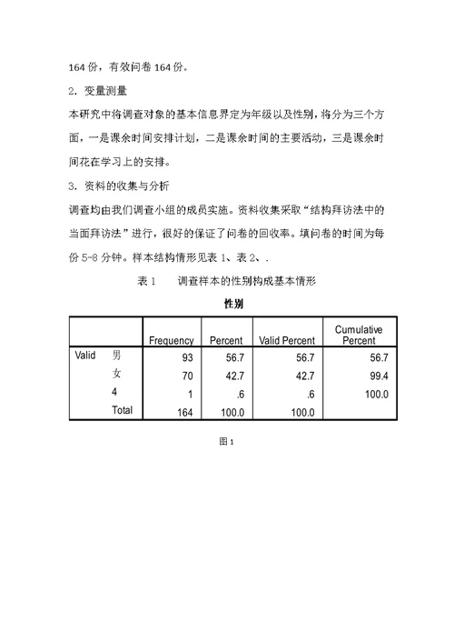 大学生课余时间使用情况调查报告