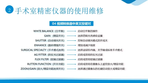手术室仪器设备管理医院手术室设备管理培训PPT课件