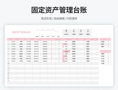 固定资产管理台账