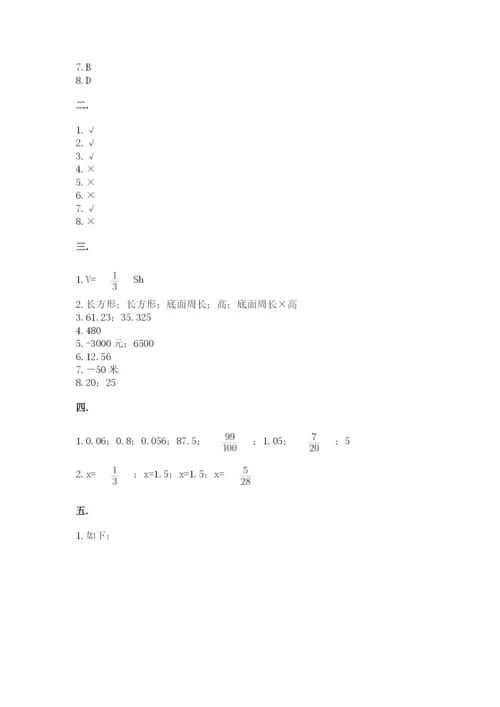 冀教版小升初数学模拟试题含答案【培优】.docx