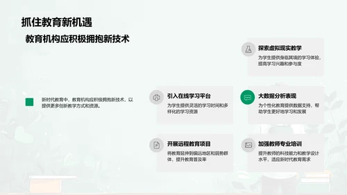 新时代教育新挑战PPT模板