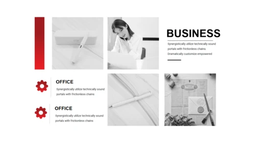 BUSINESS红色系列通用PPT模板