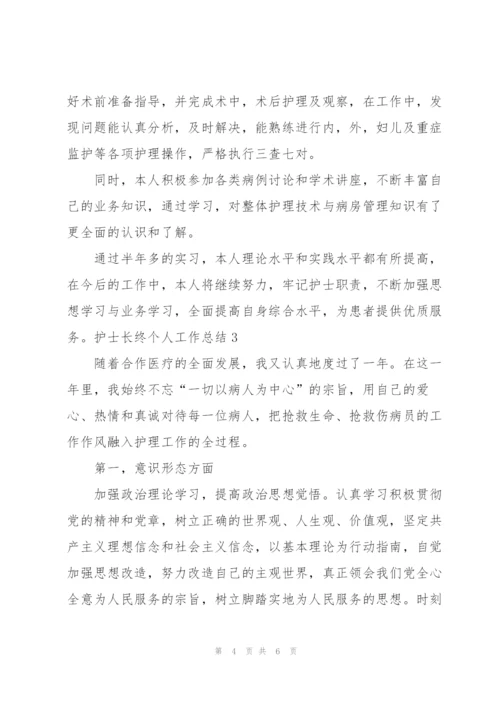 护士长终个人工作总结.docx