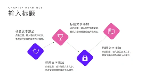 粉色渐变ins水彩风总结汇报PPT模板