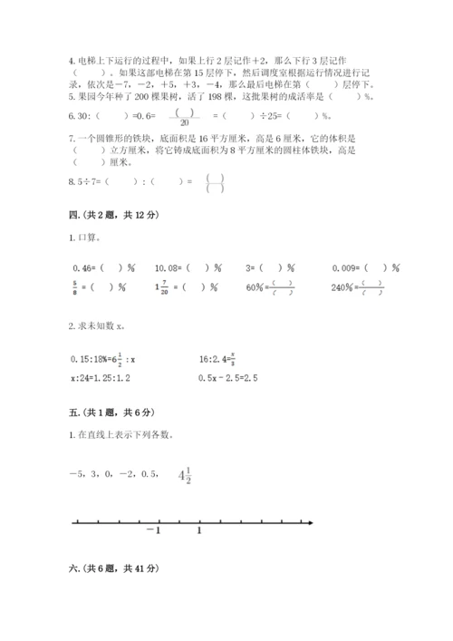 小升初数学综合模拟试卷（轻巧夺冠）.docx