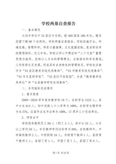 学校两基自查报告.docx