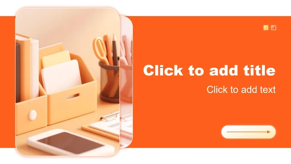 橙黄色商务风大学生个人求职简历PPT主题模板