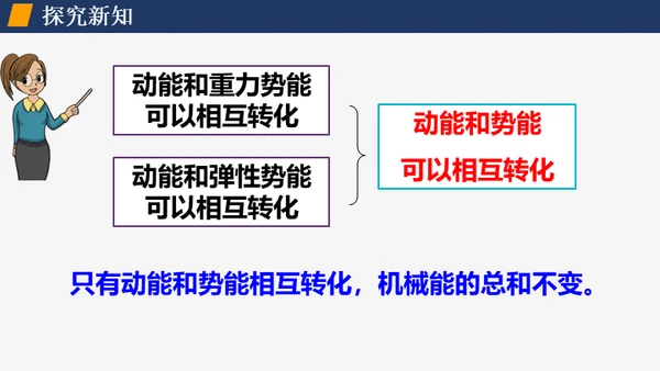 初中物理课《机械能及其转化》通用PPT课件