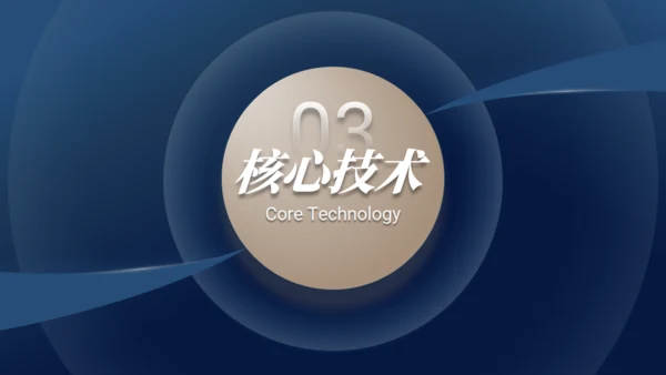 蓝金色集团公司大气年终工作汇报通用PPT模板