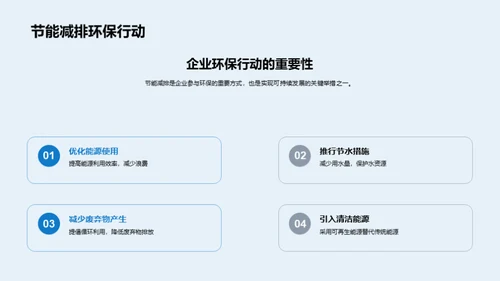 绿色行动，企业力量