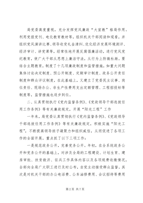 党风廉正建设工作总结.docx