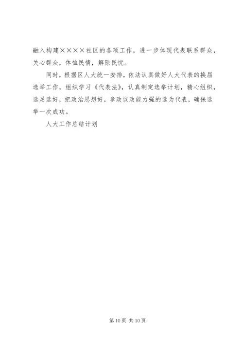 人大工作总结计划.docx