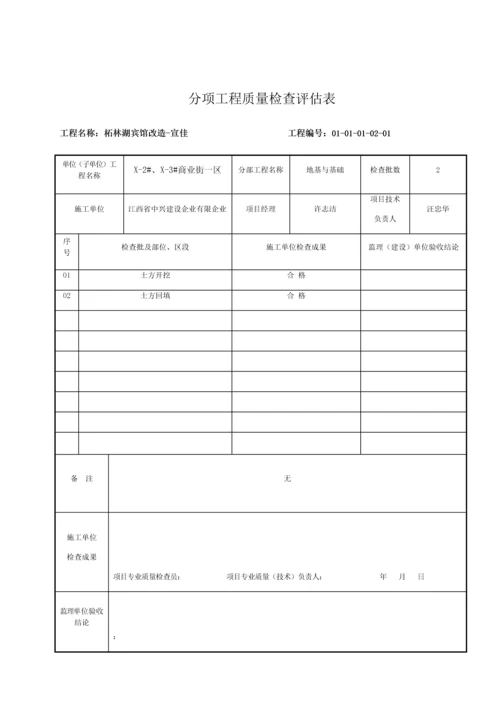 分项工程验收记录.docx