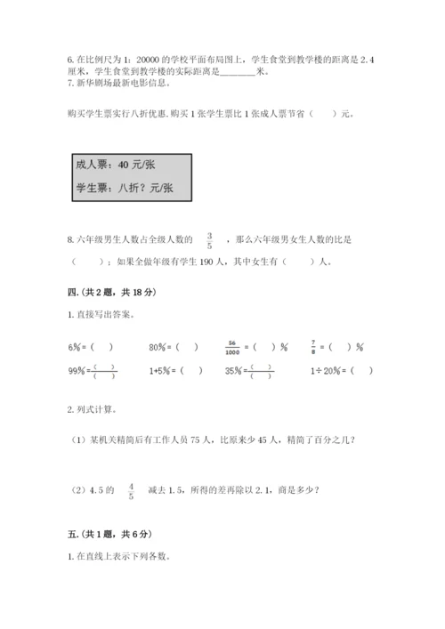 沪教版六年级数学下学期期末测试题附答案【研优卷】.docx