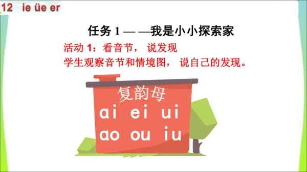 【新教材】12 ie üe er第一课时课件