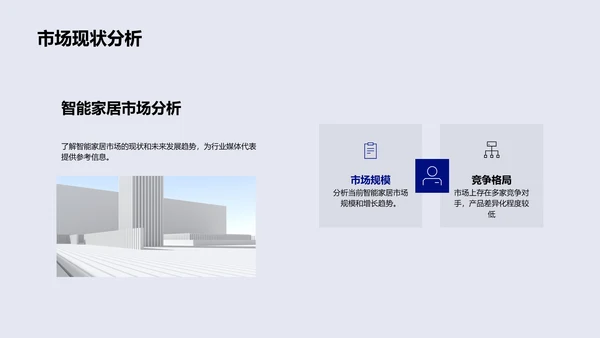智能家居发布报告PPT模板