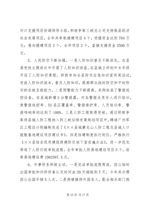 县政府办公室工作总结 (7).docx