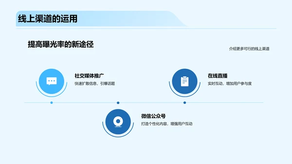 蓝色商务现代自媒体引领IT互联网PPT模板