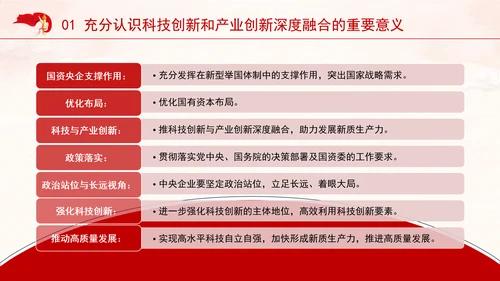 学习贯彻党的二十届三中全会精神推动科技创新和产业创新深度融合ppt课件