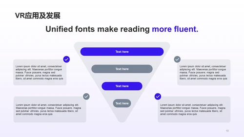 紫色科技VR技术研究报告PPT模板