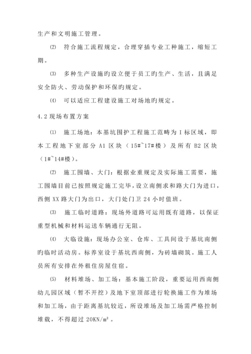 大厦基坑开挖综合施工专题方案.docx