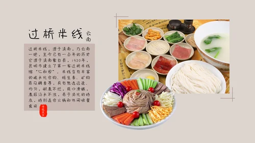 中国味道各地方美食通用PPT模板