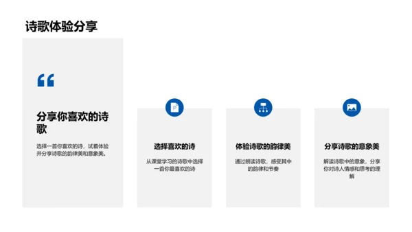 文学课堂诗歌深度解析PPT模板