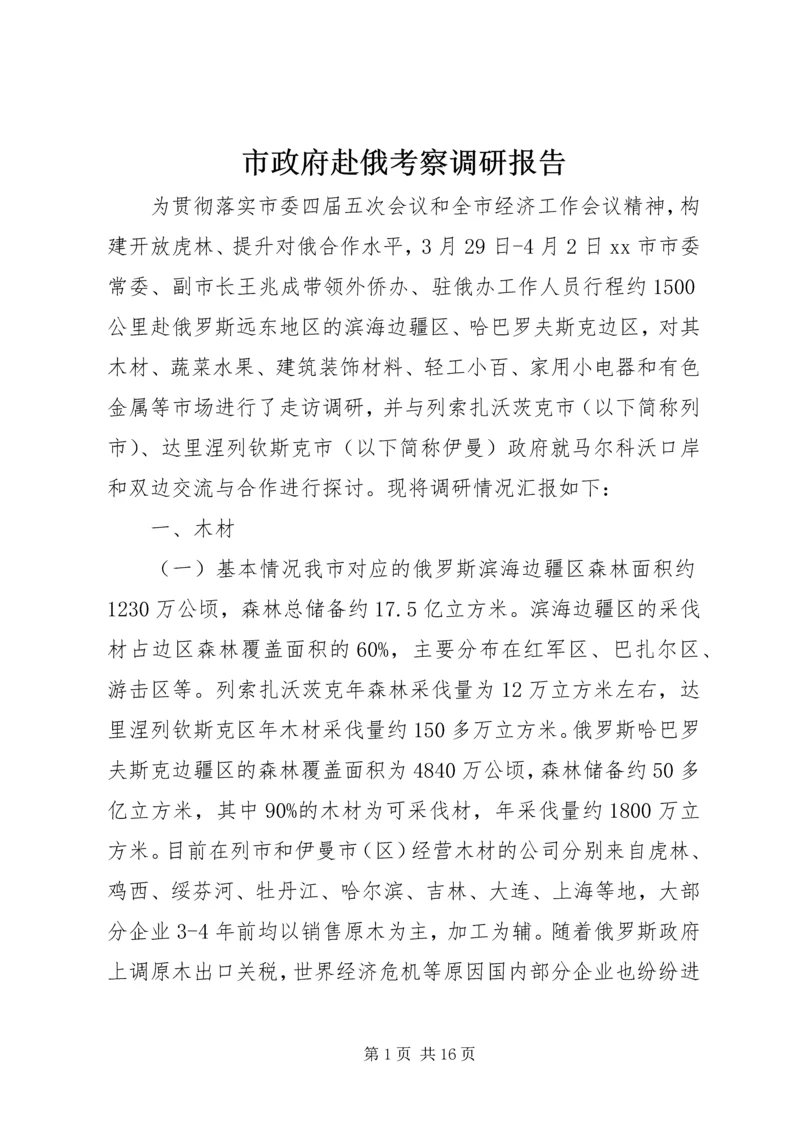 市政府赴俄考察调研报告.docx