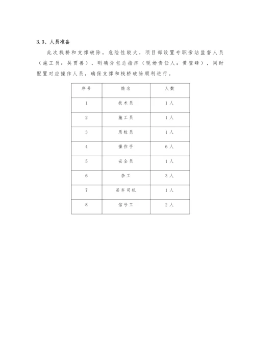 地下室支撑拆除专项综合标准施工专业方案.docx