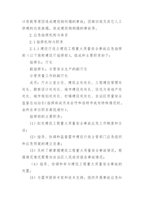 建设工程重大质量安全事故应急预案_1.docx